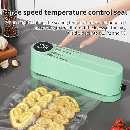 Portable Wireless Vacuum Sealer – Keep Food Fresh Longer