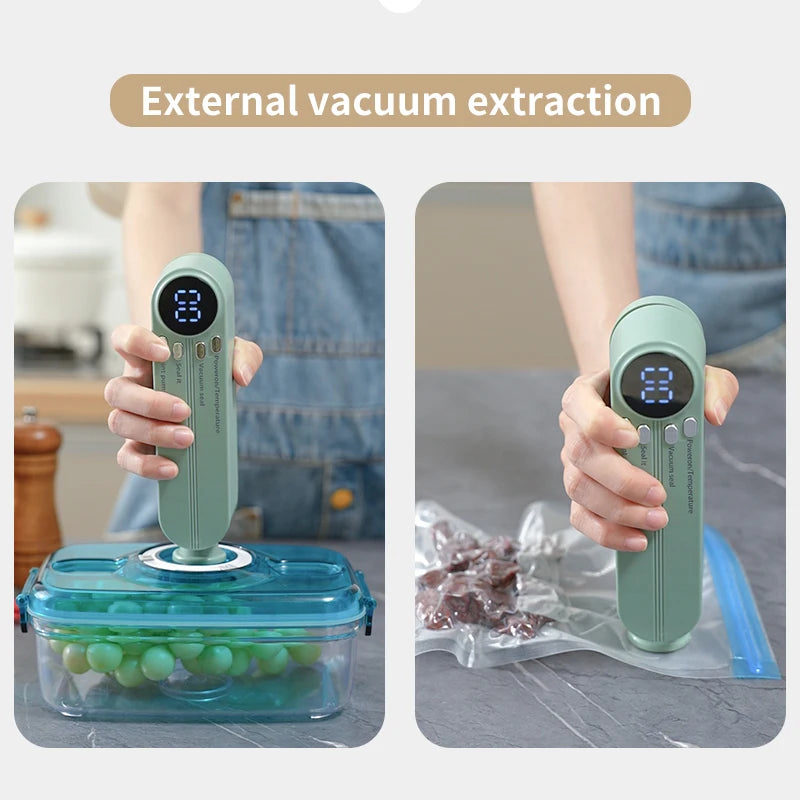 Portable Wireless Vacuum Sealer – Keep Food Fresh Longer