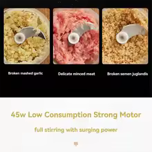 Mini Electric Food Chopper USB Rechargeable – Portable Garlic, Onion & Vegetable Cutter